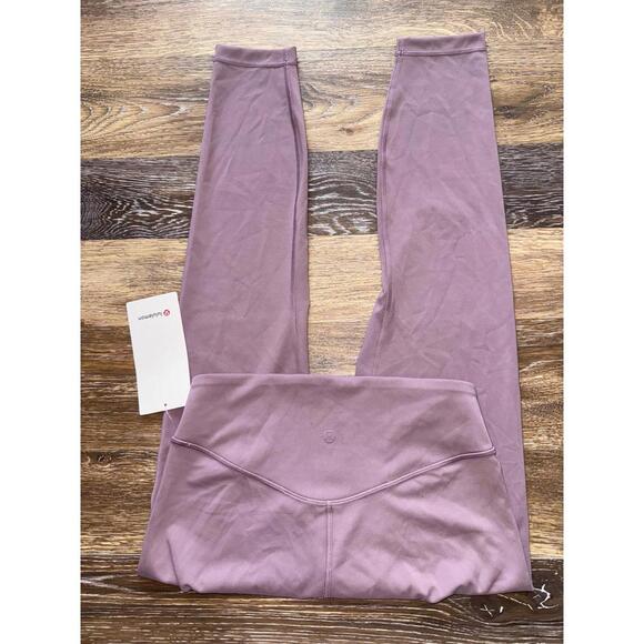lululemon athletica Pants - Lululemon Wunder Under SmoothCover High Rise 25” Lavender Lux Size 8 NWT